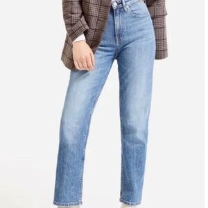 Everlane The Highway Jean : High Rise Straight Jeans in women's size 28 Ankle